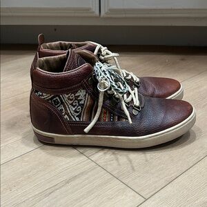 Inkkas Brown Leather Camping Boot Size 9